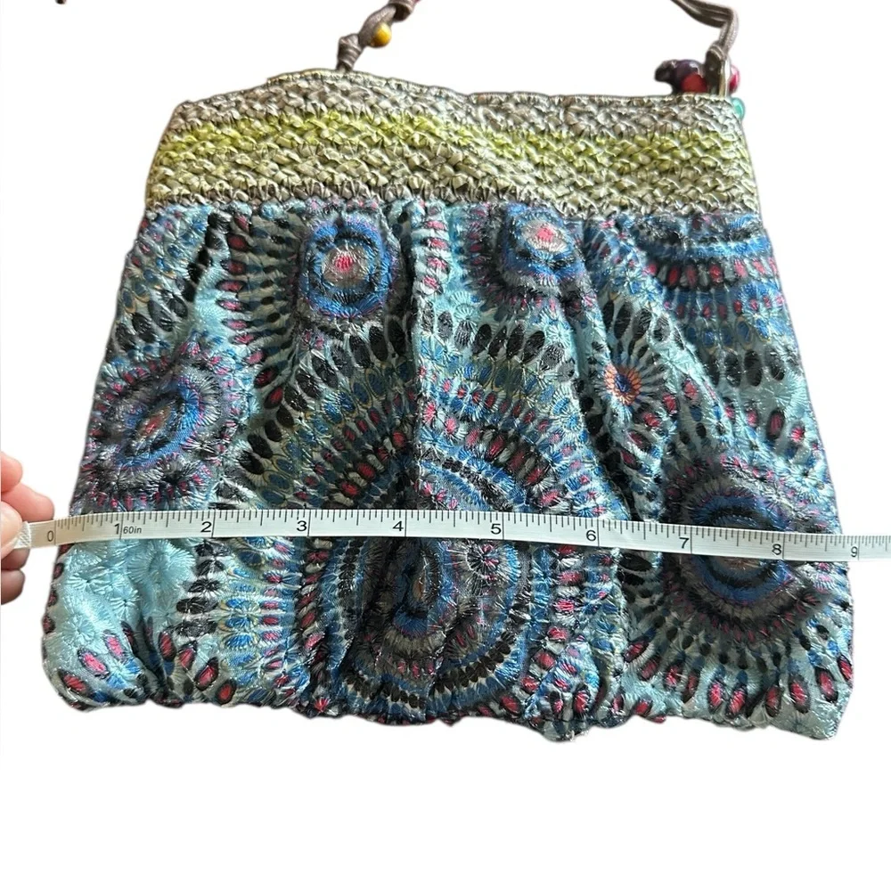 Boho Style Pouch Beaded Crossbody Purse